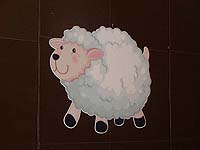 Cute Sheep cutout